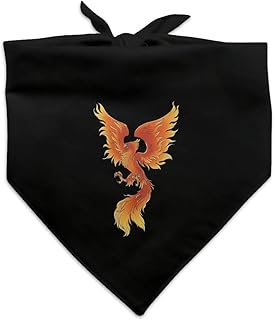 Phoenix Rising from The Flames Dog Pet Bandana