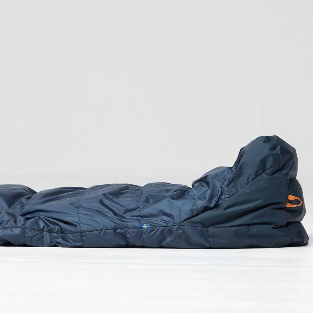 FJALLRAVEN 62742-560 Keb Dwa pory roku Długi śpiwór Unisex Granatowy Rozmiar Jeden Rozmiar
