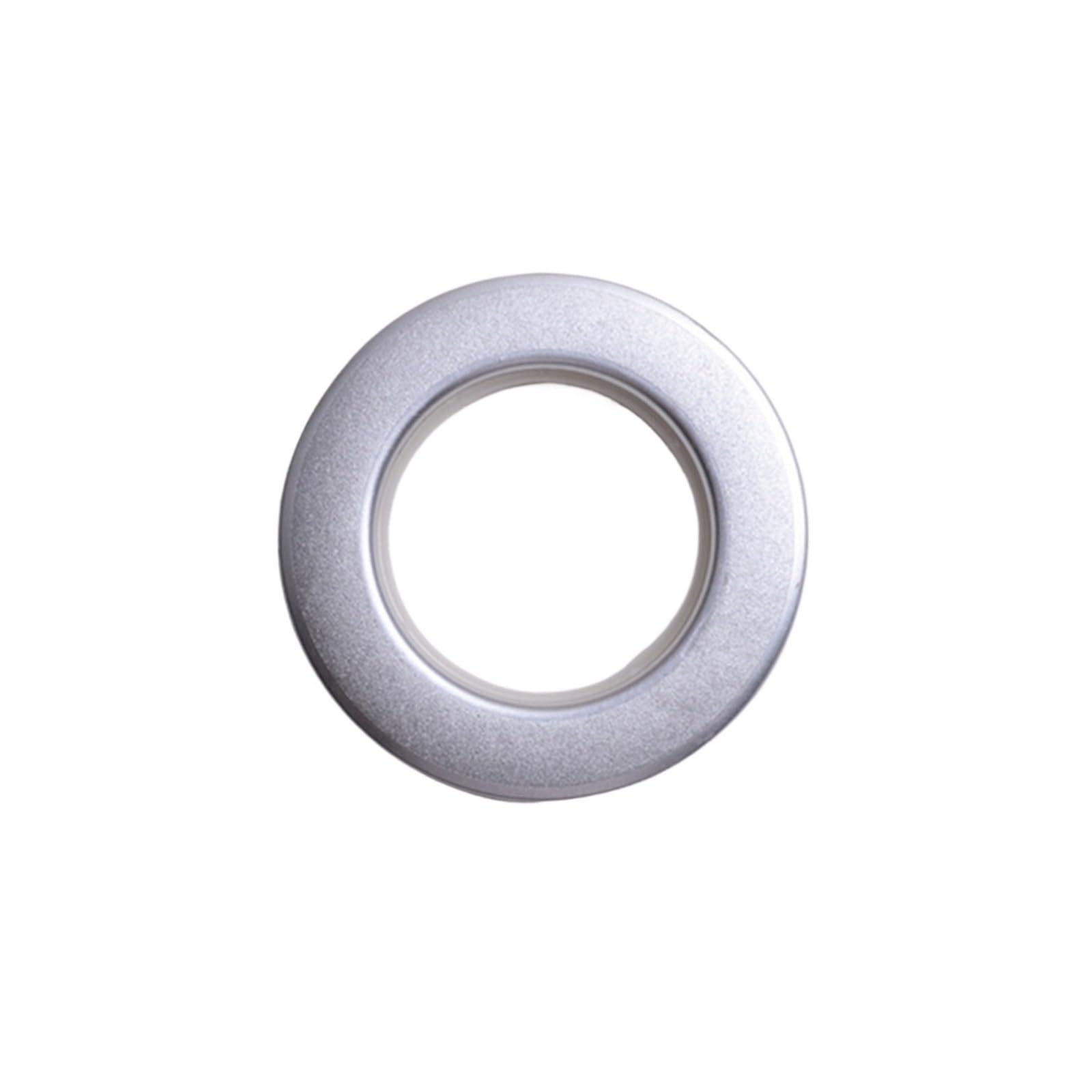 Curtain Grommets 80Pairs Home Decoration Curtain Accessories Colors Plastic Rings Eyelets For Curtains Grommet Top for Curtains Drape(Silver)