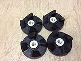 Shop at Lemo 4 Replacement Rubber Gear Spare Parts for Magic Bullet, Cross/Flat Blade