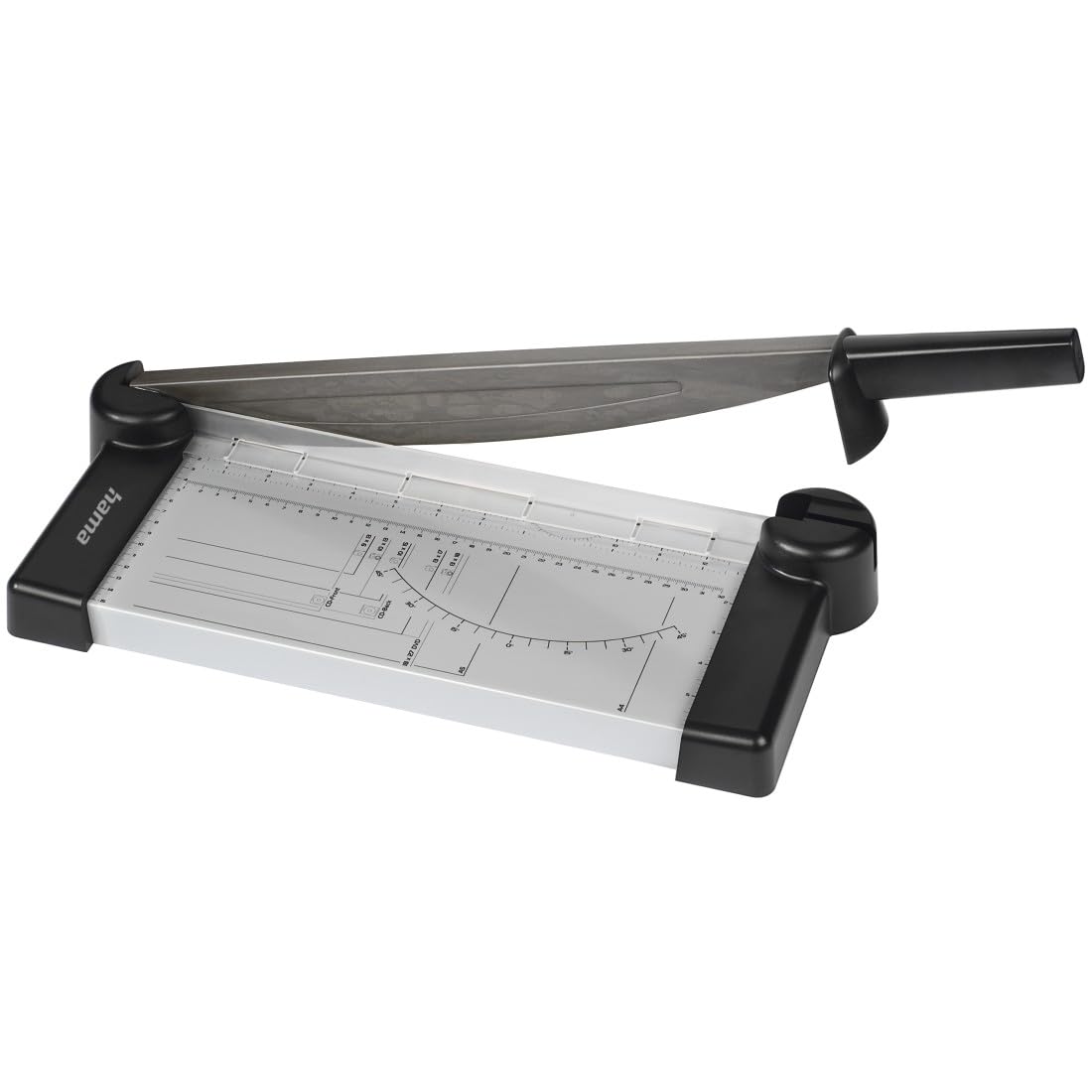 Hama | Cizalla Procut S 330 Plus (de palanca, máximo 10 hojas, CD/DVD) Gris y Negra