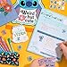 Fashion Angels Disney's Stitch 3-Ring Binder Stationery Set, Includes Journal, Stickers, Pens, Markers, Pouch & More, Ideal for Gifting & Accessorizing for Kids & Teens