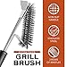 ERNITERTY BININBOX Grill Cleaning Brush - Stainless Steel BBQ Cleaner Brush & Scraper, Sturdy Woven Wire Bristles & Nonslip Handle, Weber Gas/Charcoal Grill Cleaning Tool, Black