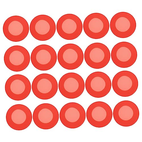 NAMOARLY 20pcs Case Ear Pieces Ear Covers Protector Replacement Covers Accessories Head Accessories Red