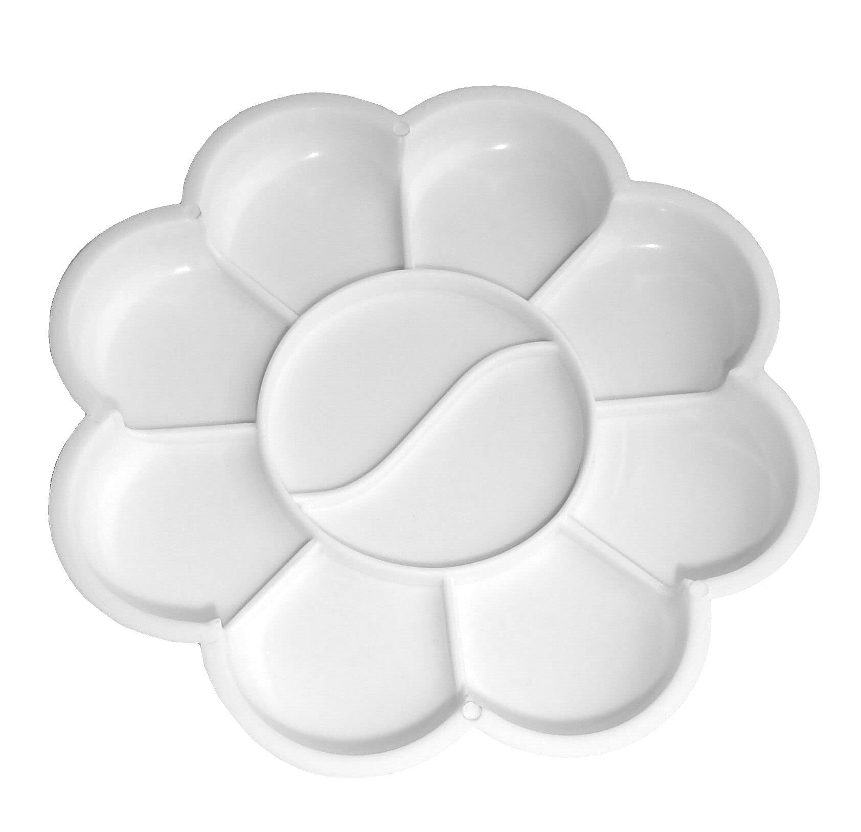 Major Brushes 13cm 8 Petal Flower Palette Pack of 10