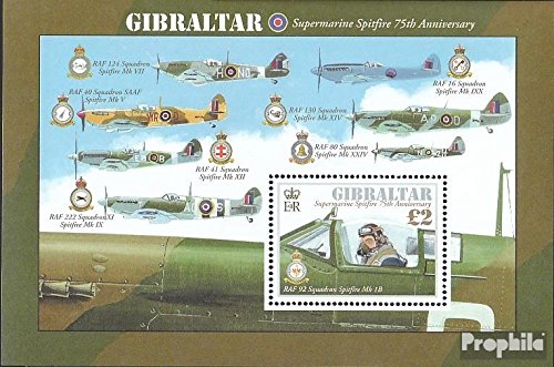 Sellos Gibraltar Bloque 103 Spitfire 2011 - Nueva Con Goma Original, Sin Usar, Calidad Coleccionista
