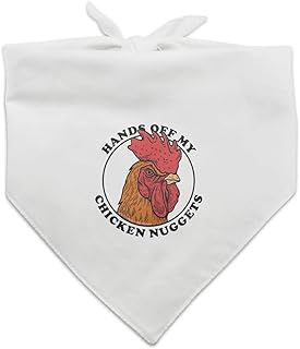 Hands Off My Chicken Nuggets Funny Humor Dog Pet Bandana