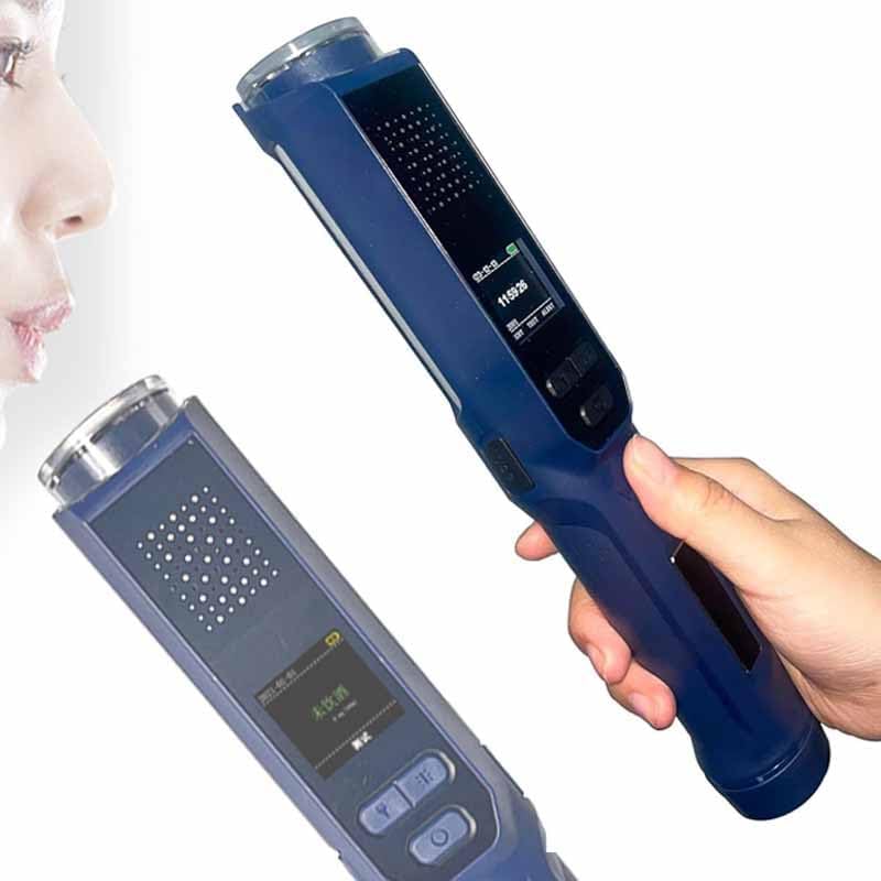 ERICAT Portable Alcohol Breath Tester, Handheld Breathalyzer Alcohol Tester, Digital Alcohol Detector with Voice Broadcast Function, High-Precision Sensor and Quick Response, Suit for Home