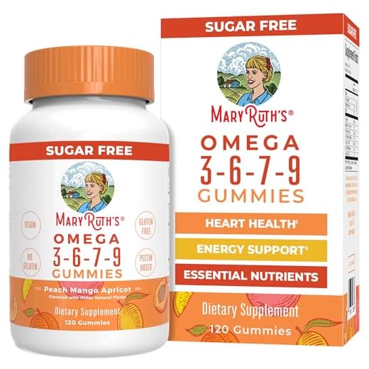 MaryRuth Organics Vegan Omega 3-6-9 Gummies