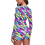 Ocean Blues Women's Long Sleeve One Piece Bathing Suit Athletic Boyleg One Piece Swimsuit UPF 50+ Sun Protection Rash Guard - Image 4