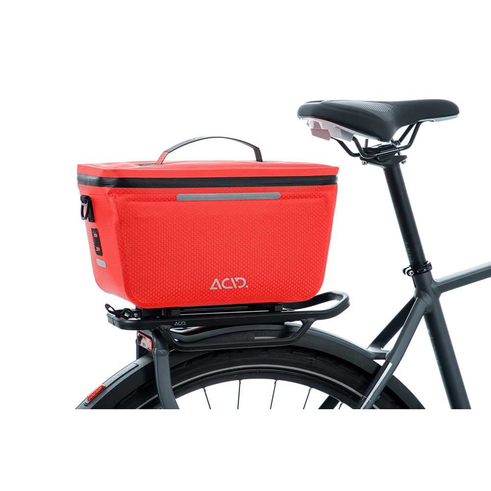 acid Trunk Pro 10 Rilink Fahrrad Gepäckträgertasche rot