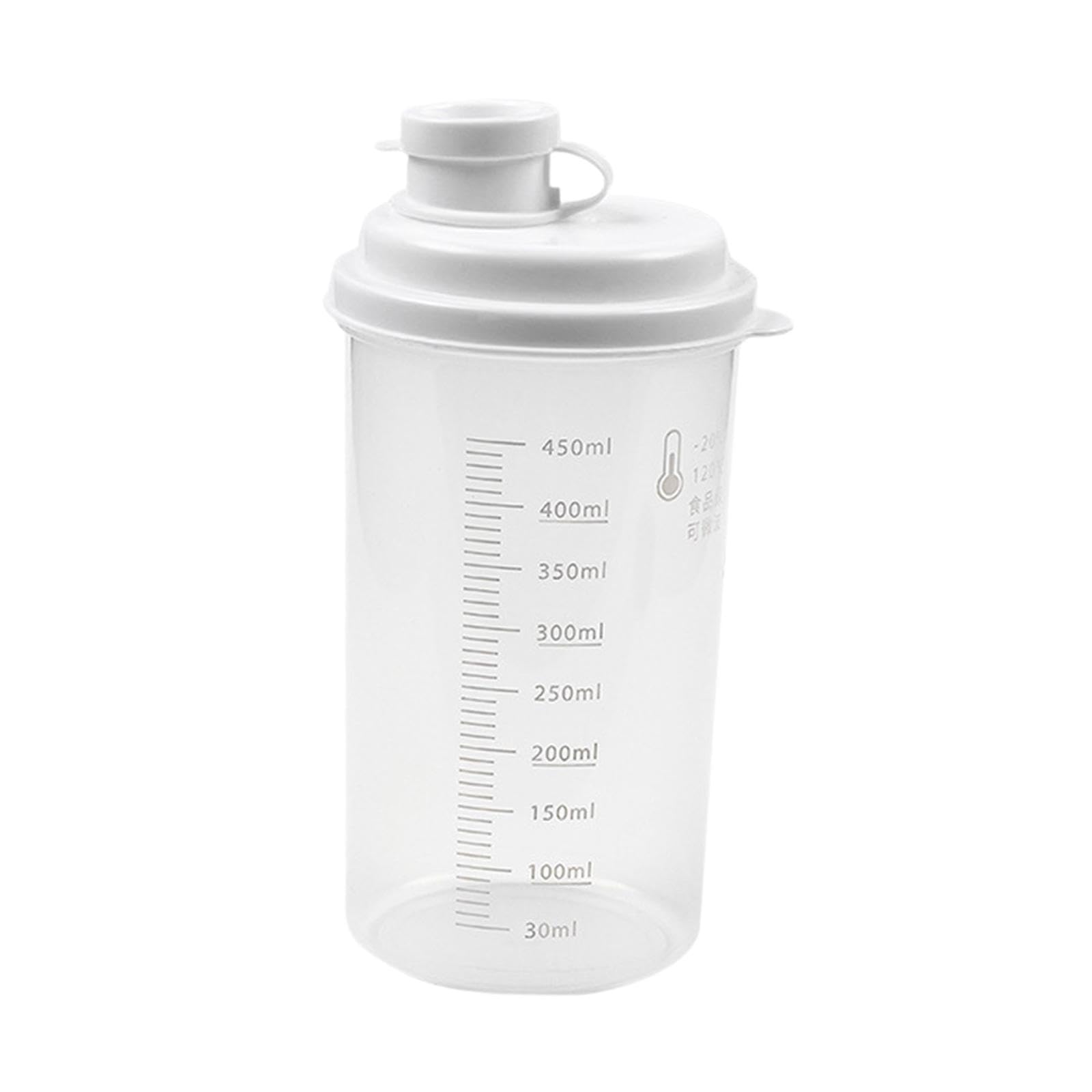 Juice Bottle Reusable with Thermal Resistance Storage Container with Scale Water Bottle for Tea Gym Breastmilk