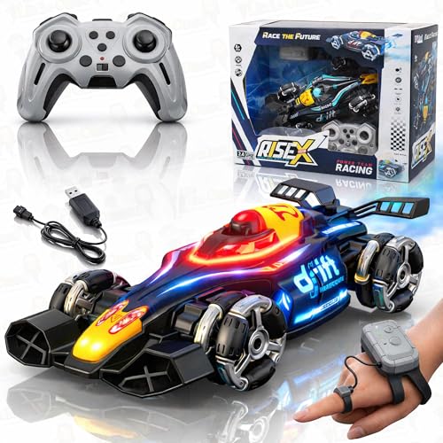 Image of TheLittleOnes 4x4 Rc Drifting Car - Rc Drift Cars High Speed Remote Control Drift Car 2.4GHz Remote Control Drift Stunt Off Road Cars 360 Rotation Toys For Kids & Adults Boys & Girls [CyberDrift Pro]