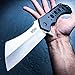 S-TEC 12-inch Rugged Chef Field Tactical Folding Cleaver (Steath Fighter)