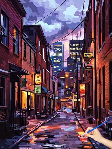 G s Paint by Numbers for Adults h hG DIYyCgoCio[ l̂߂̃NGCeBuȎ io[yCg  uV/ANyCgLbg q S H?? z[ ItBX 