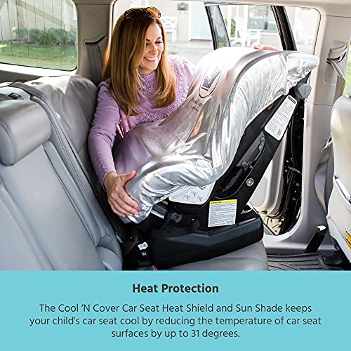 J.L. Childress Cool N Cover Baby Car Seat Heat Shield, Protective Sun Shade by J.L. Childress - Used condition - Image 4