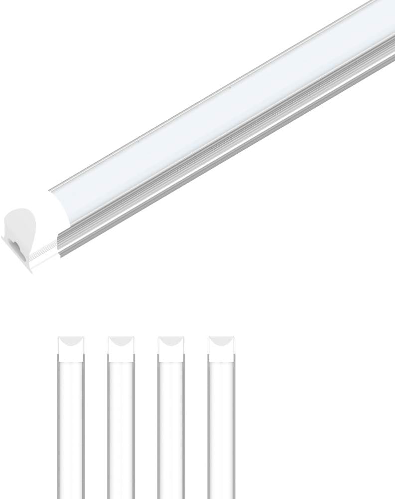 Review LEDMyplace 8 FT LED Shop Light, 60Watt Replacement (160W), 5000K Froted Lens, (Pack of 4) V-Shape Integrated Tube, ETL, DLC Certified, Ideal for (Garage Lighting, Shop Lighting, etc) Exclusive Discount 80% Offer LEDMyplace 8 FT LED Shop Light, 60Watt Replacement (160W), 5000K Froted Lens, (Pack of 4) V-Shape Integrated Tube, ETL, DLC Certified, Ideal for (Garage Lighting, Shop Lighting, etc)