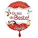 Produktbild NEU Folienballon Du bist die Beste! 45cm
