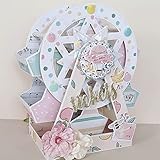 KSCRAFT 3D Ferris Wheel Metal Cutting Dies Stencils for DIY Scrapbooking Decorative Embossing DIY Paper Cards