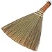 HOLIDYOYO Vietnamese Soft Bristle Broom, Asian Straw Broom Natural Whisk Sweeping Broom Mini Broom Brush Short Handle Broom for Kids Cleaning Home Decoration