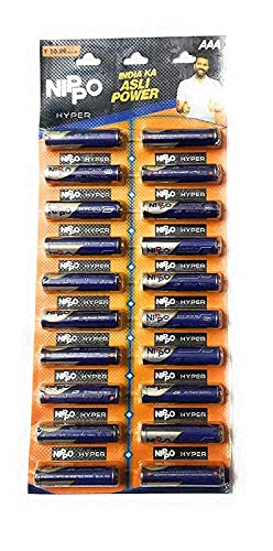 Image of NIPPO Hyper HI-Power Battery AAA 3UT 1.5V Battery-Pack of 20