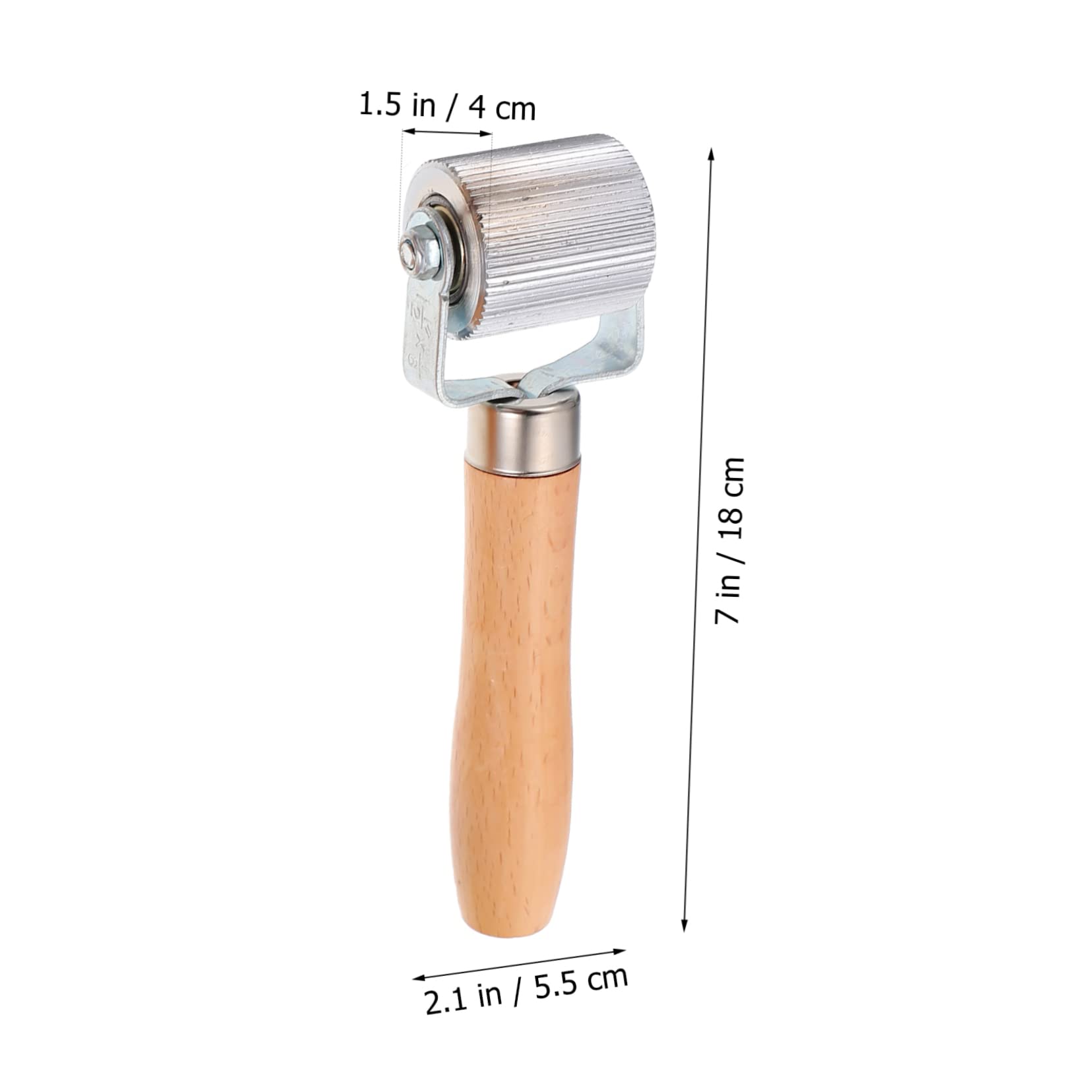 SOLUSTRE Kit de Réparation de Pneus Voiture Rouleaux à Manche en Bois et Acier Léger et Portable 3 Pièces pour Réparation des Pneus