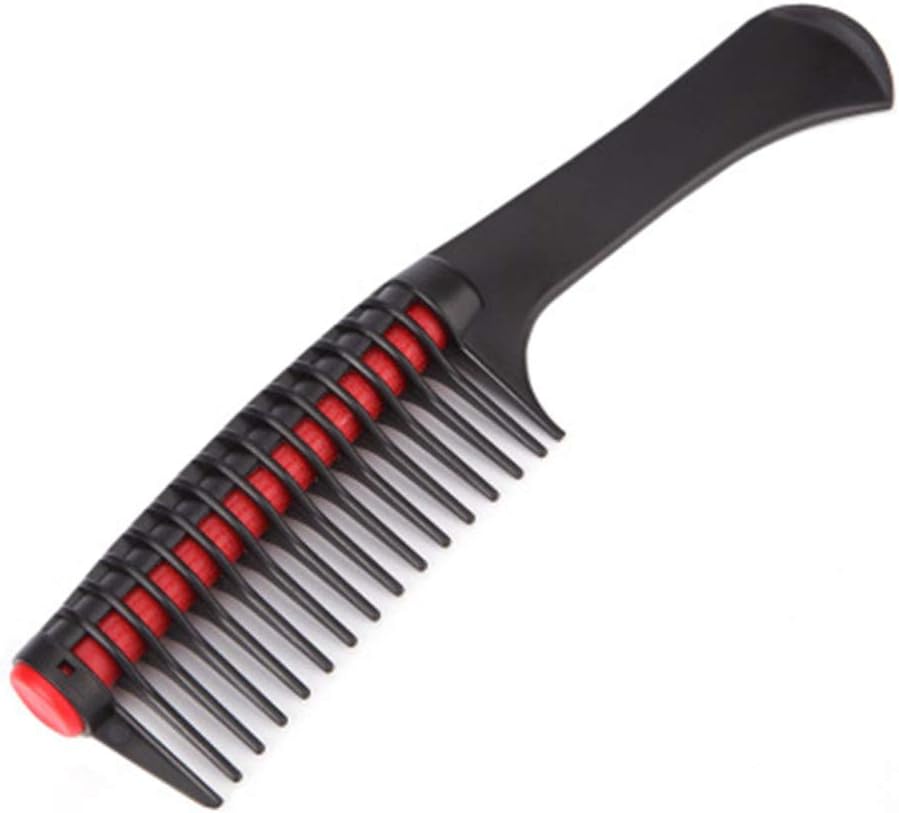 Professional Anti Splicing Detangling Roller Comb, Integrated Roller Hair Comb，Professional Hair Dyeing Comb, Hair Daily Care Comb