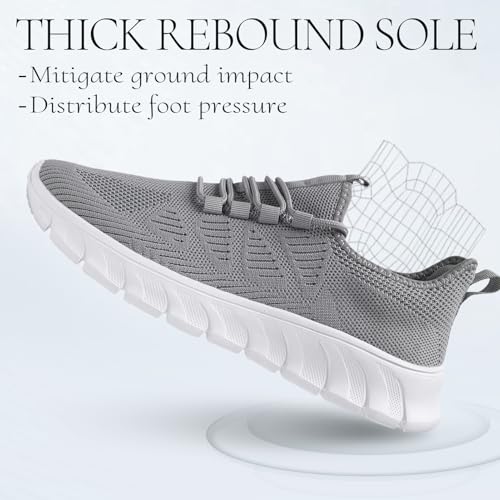 Women Shoes Running Walking Tennis Lightweight Slip on Sneakers Ladies Comfortable Non Slip Workout Shoe2