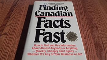 Hardcover Finding Canadian Facts Fast Book