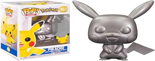 Funko Pop Pokemon Figure Pikachu #353 Pokemon 25th Anniversary - Pokemon Celebrations - Exclusieve Special Edition - Pokemon Toy