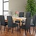 NORTHERN BROTHERS Dining Chair Covers Stretch Chair Covers Parsons Chair Slipcover Chair Covers for Dining Room Set of 4,Dark Grey