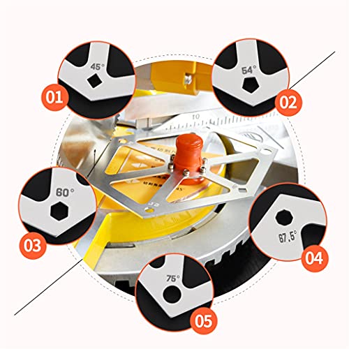 Règle d'angle hexagone pour corriger les erreurs de coupe