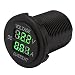 Produktbild XCSOURCE® Digital Multimeter Amperemeter Voltmeter Strom Spannung Tester Grüne LED Runde Panel für Auto Boot Marine Fahrzeug Motorrad MA1109