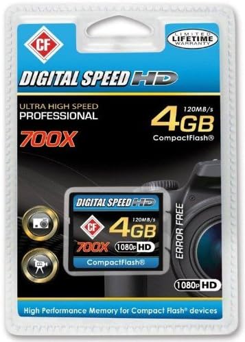 4GB 700X Professional High Speed 120MB/s Error Free (CF) Memory Card Class 10