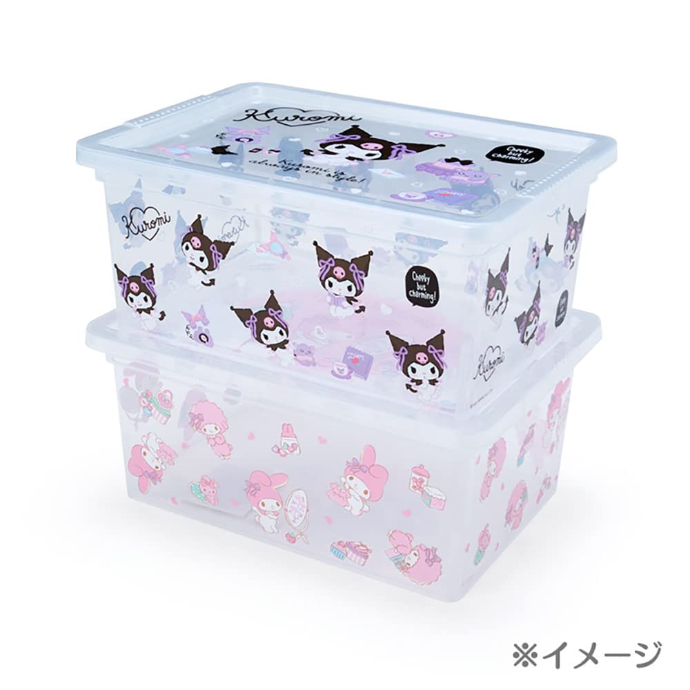 サンリオ♡キティ フタ付き収納ケース S、M 2点セット サンリオ♡キティ フタ付き収納ケース S、M 2点セット