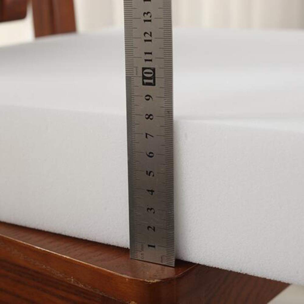 Cuscino del Sedile Quadrato in Memory Foam,Cuscini Ortopedici per Sedile Auto per Aumentare l'altezza del Cuscino per Sedile per Sedia da Ufficio per Lombalgia-a 50x50x8cm(20x20x3inch)