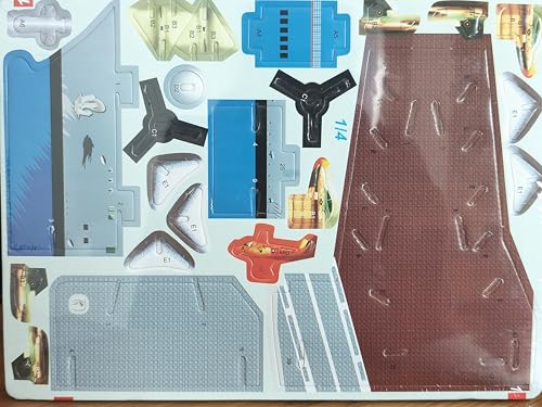 Image of 3D DIY Building Puzzle, Aircraft Carrier, Ship, Naval Ship Model.