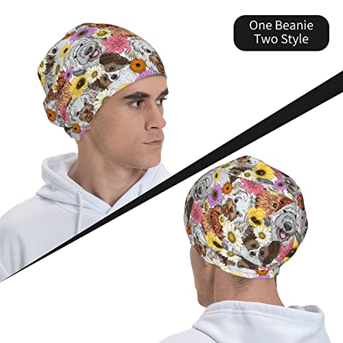 Giinly Dog Flowers Beanie Cap Cancer Turban Headwear Hats For Women Men #TOP7