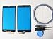 Produktbild Ersatz Touchscreen Glas Front Panel Digitizer für Sony Xperia Z3 Compact Mini D5803 D5833 + Werkzeuge & doppelseitigen Kleber (schwarz)