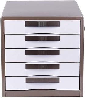 Gabinete de Arquivo com Múltiplas Gavetas e Prateleiras