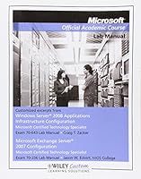 Microsoft Official Academic Course Lab Manual 1118494822 Book Cover