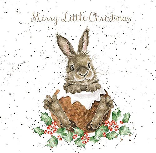 Wrendale Designs by Hannah Dale - Merry Little Christmas - Christmas Card Box Set - Pack of 8
