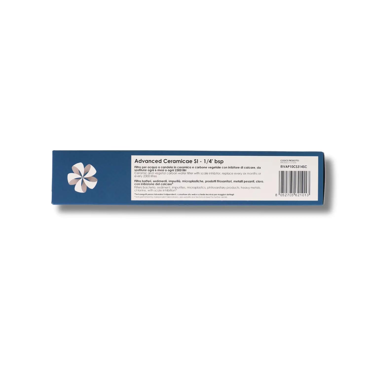 Candela filtrante Eivavie® Advanced Ceramicae SI da 10″ con filetto 1/4″ Bsp