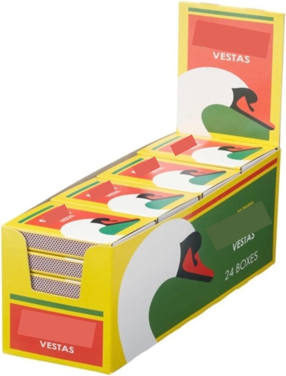 Vestas Safety Matches Multipack (24 Pack) Approx 1440 Match Sticks
