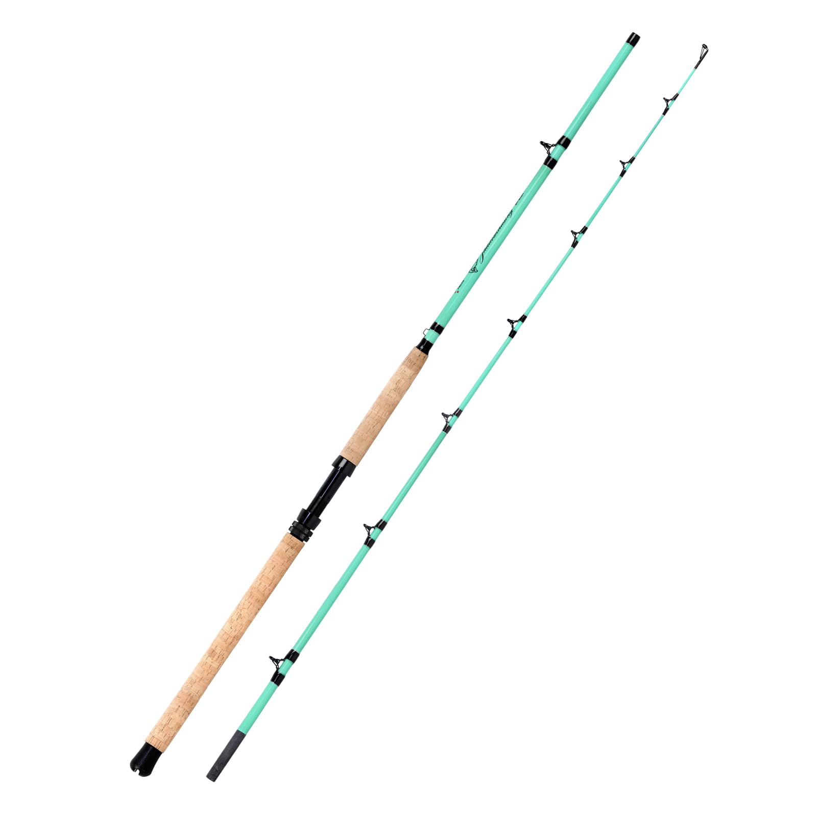 Fiblink Catfish Fishing Rods, 1 Piece/2 Piece Catfishing Pole, Portable Travel Medium Heavy Catfish Cat Casting Rod with Cork Handle(7'6