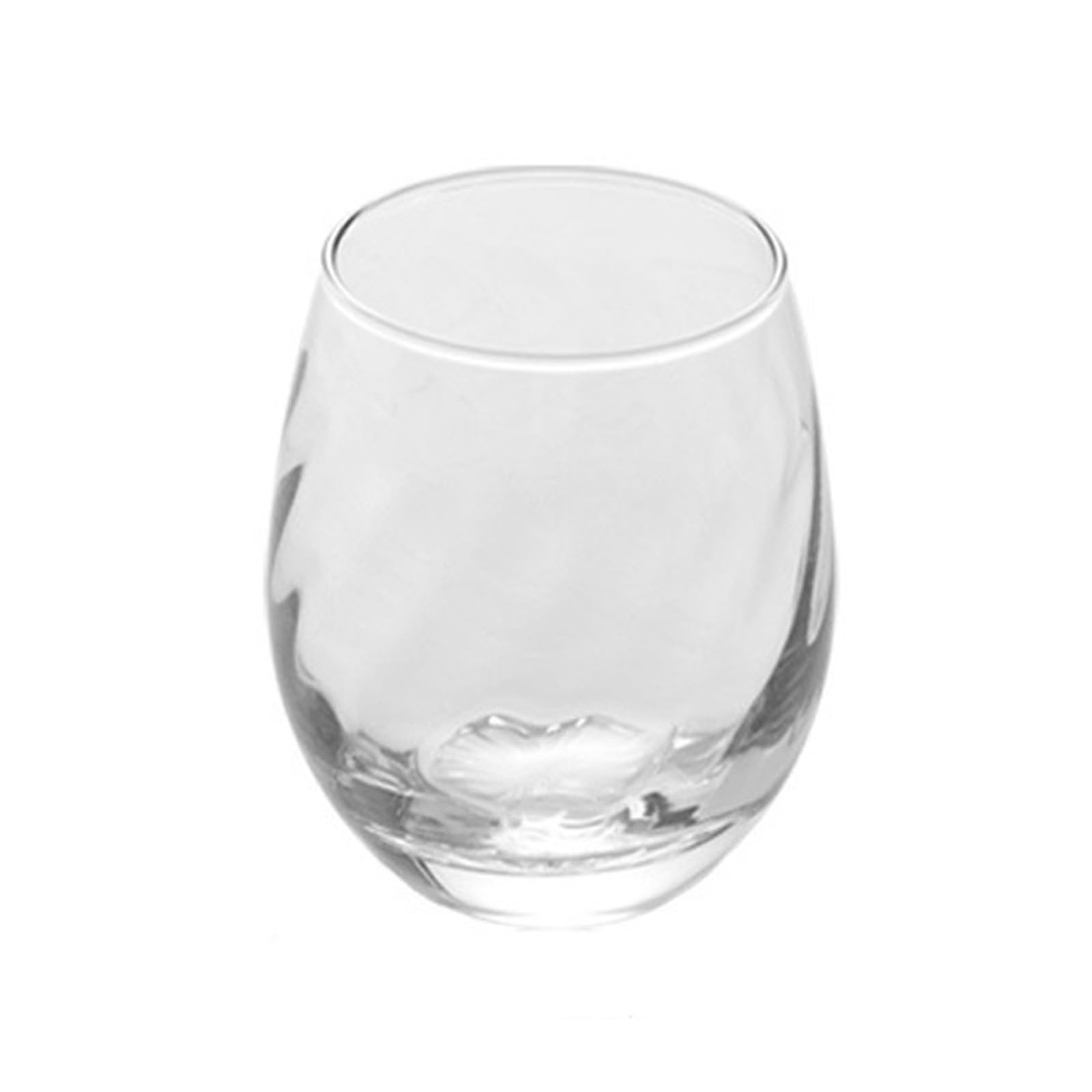 Vasos de cristal texturizado sin tallo pequeños para agua y zumo de mesa diario