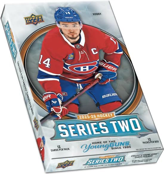 2025-26 Upper Deck Series 2 Hockey Hobby Box - 1