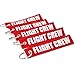 Rotary13B1 FLIGHT CREW - Red/White - 5pcs Keychains
