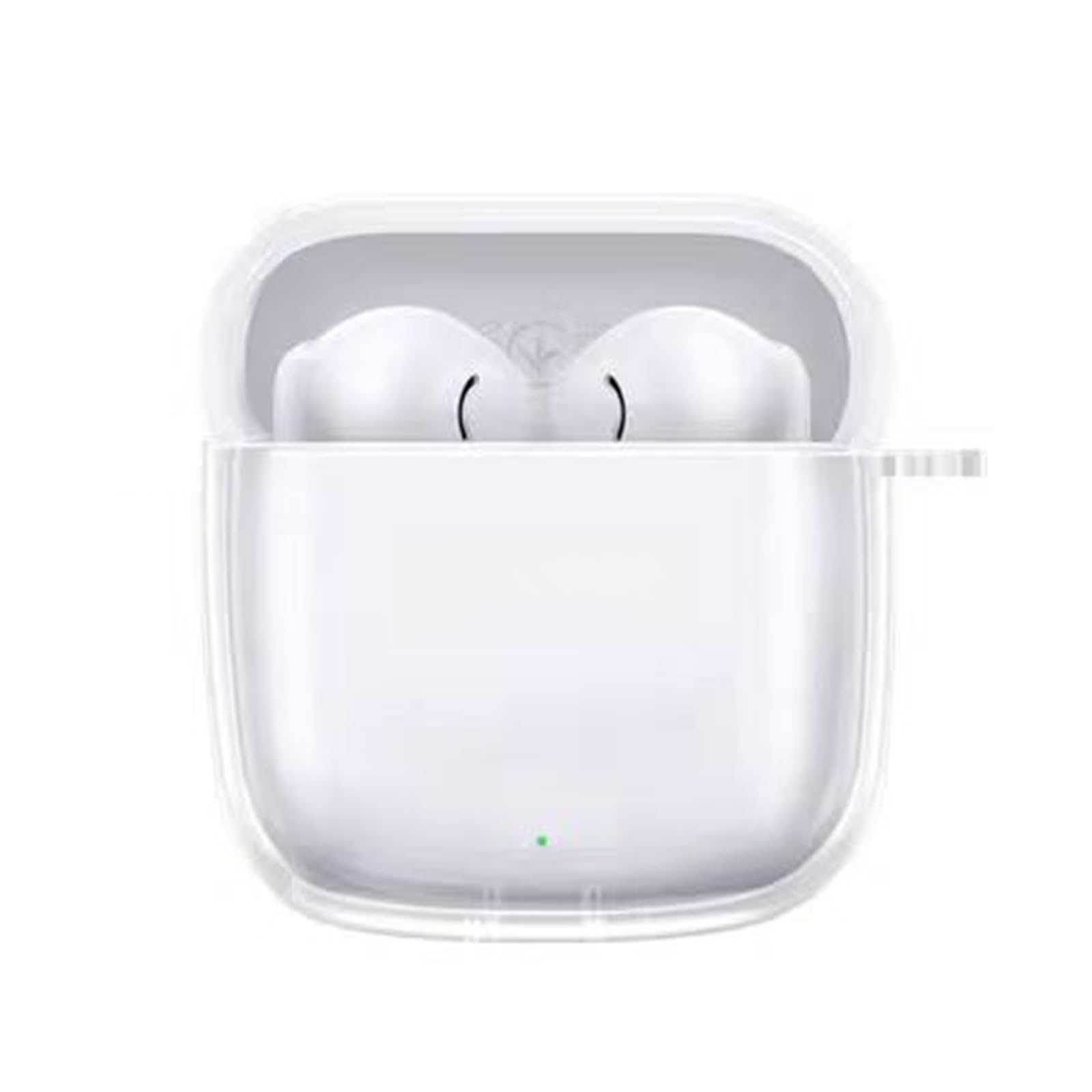 GuiGui DaMoWang Schutzhülle Für Huawei FreeBuds 5 – Transparente TPU-Hülle, Weiches Silikon, Mit Karabiner & Staubschutzkappe