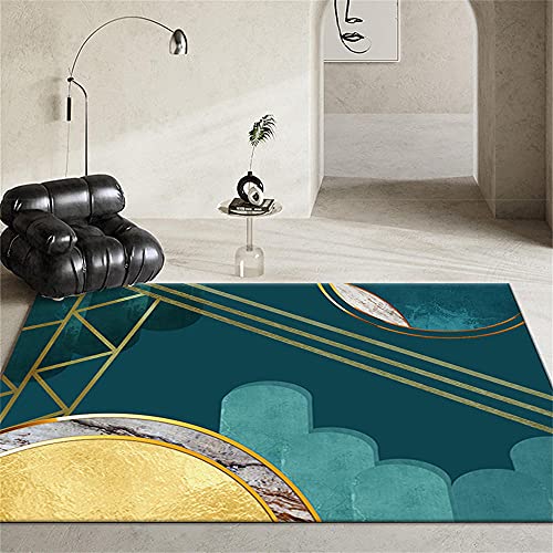 Tapis de lit vert lavable pour éliminer la poussière et protéger le sol du salon - 2